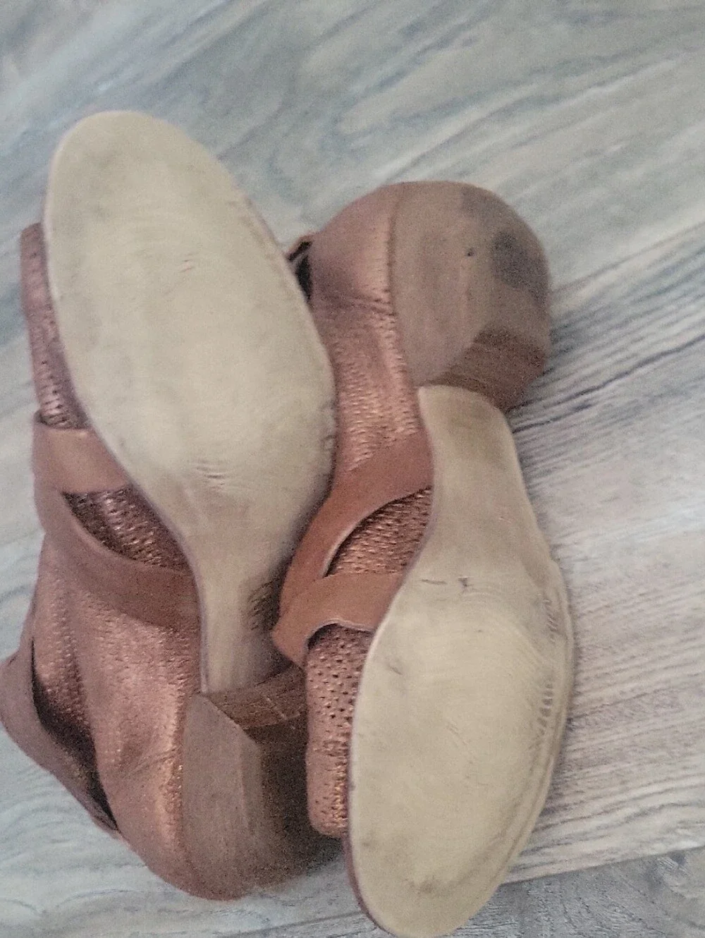 Miz Mooz Nuovo Strappy Brown Gladiator Sandals 7